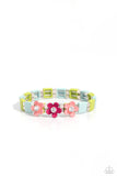Sincerely Springtime - Multi Bracelet - Paparazzi Accessories Bracelet Bedazzle Me Pretty Mobile Fashion Boutique