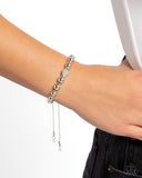 Slow and READY - White Bracelet - Paparazzi Accessories Bracelet Bedazzle Me Pretty Mobile Fashion Boutique