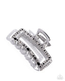 Slow It Down - Black Hair Clip - Paparazzi Accessories Hair Clip Bedazzle Me Pretty Mobile Fashion Boutique