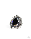 Smoldering Sass - Silver Ring - Paparazzi Accessories Ring Bedazzle Me Pretty Mobile Fashion Boutique
