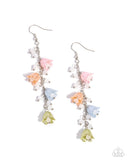 Snow Drops - Multi Earrings - Paparazzi Accessories Earrings Bedazzle Me Pretty Mobile Fashion Boutique
