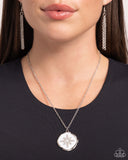 Soaring Stars - White Necklace - Paparazzi Accessories Necklace Bedazzle Me Pretty Mobile Fashion Boutique