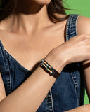 Social Sashay - Blue Bracelet - Paparazzi Accessories Bracelet Bedazzle Me Pretty Mobile Fashion Boutique