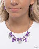 Socialite Statement - Purple Necklace - Paparazzi Accessories Necklace Bedazzle Me Pretty Mobile Fashion Boutique