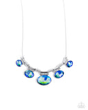 Socialite Status - Green Necklace - Paparazzi Accessories Necklace Bedazzle Me Pretty Mobile Fashion Boutique
