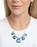 Socialite Status - Green Necklace - Paparazzi Accessories Necklace Bedazzle Me Pretty Mobile Fashion Boutique
