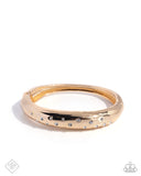 Soft Sparkle - Gold Bracelet - Paparazzi Accessories Bracelet Bedazzle Me Pretty Mobile Fashion Boutique