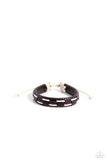 Solo Escapade - Brown Bracelet - Paparazzi Accessories Bracelet Bedazzle Me Pretty Mobile Fashion Boutique