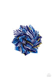 Sonic BLOOM - Blue Hair Clip - Paparazzi Accessories Hair Clip Bedazzle Me Pretty Mobile Fashion Boutique
