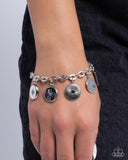 Soothing Stars - Blue Bracelet - Paparazzi Accessories Bracelet Bedazzle Me Pretty Mobile Fashion Boutique