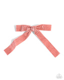 Sophisticated Strategy - Pink Hair Clip - Paparazzi Accessories Hair Clip Bedazzle Me Pretty Mobile Fashion Boutique