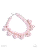 Sophisticated to the Max - Pink Necklace - Paparazzi Accessories Necklace Bedazzle Me Pretty Mobile Fashion Boutique