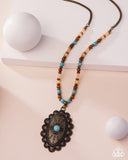 Soulful Stones - Multi Necklace - Paparazzi Accessories Necklace Bedazzle Me Pretty Mobile Fashion Boutique