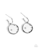 South Star - White Earrings - Paparazzi Accessories Earrings Bedazzle Me Pretty Mobile Fashion Boutique