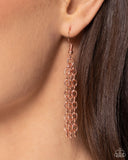Sparkling Seahorse - Copper Necklace - Paparazzi Accessories Necklace Bedazzle Me Pretty Mobile Fashion Boutique