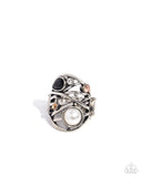 Specific Sovereign - Black Ring - Paparazzi Accessories Ring Bedazzle Me Pretty Mobile Fashion Boutique