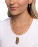 Spellbound Story - Multi Necklace - Paparazzi Accessories Necklace Bedazzle Me Pretty Mobile Fashion Boutique