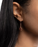 Spotlight Moment - Copper Necklace - Paparazzi Accessories Necklace Bedazzle Me Pretty Mobile Fashion Boutique