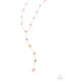 Spotlight Moment - Copper Necklace - Paparazzi Accessories Necklace Bedazzle Me Pretty Mobile Fashion Boutique