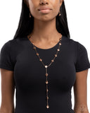 Spotlight Moment - Copper Necklace - Paparazzi Accessories Necklace Bedazzle Me Pretty Mobile Fashion Boutique