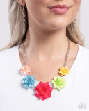 Spring Break Style - Multi Necklace - Paparazzi Accessories Necklace Bedazzle Me Pretty Mobile Fashion Boutique
