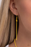 Sprinkle of Simplicity - Yellow Necklace - Paparazzi Accessories Necklace Bedazzle Me Pretty Mobile Fashion Boutique