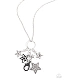 SPRINKLE of Stars - Black Lanyard - Paparazzi Accessories Lanyard Bedazzle Me Pretty Mobile Fashion Boutique