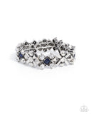 Square Service - Blue Bracelet - Paparazzi Accessories Bracelet Bedazzle Me Pretty Mobile Fashion Boutique