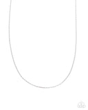 Stainless Sensei - Silver Mens Necklace - Paparazzi Accessories Mens Necklace Bedazzle Me Pretty Mobile Fashion Boutique