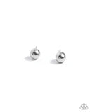 Stainless Statement - Silver Post Earrings - Paparazzi Accessories Post Earrings Bedazzle Me Pretty Mobile Fashion Boutique
