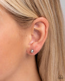 Stainless Statement - Silver Post Earrings - Paparazzi Accessories Post Earrings Bedazzle Me Pretty Mobile Fashion Boutique