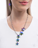 Star-Crossed Sparkle - Multi Necklace - Paparazzi Accessories Necklace Bedazzle Me Pretty Mobile Fashion Boutique