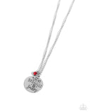 Star-Spangled Sass - Red Necklace - Paparazzi Accessories Necklace Bedazzle Me Pretty Mobile Fashion Boutique