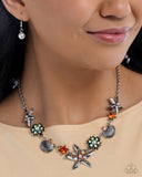 Starfish Solo - Orange Complete Look  - Paparazzi Accessories Bedazzle Me Pretty Mobile Fashion Boutique