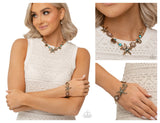 Starfish Song - Blue Complete Look  - Paparazzi Accessories Bedazzle Me Pretty Mobile Fashion Boutique