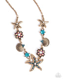 Starfish Song - Blue Complete Look  - Paparazzi Accessories Bedazzle Me Pretty Mobile Fashion Boutique