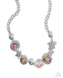 Starry Shopaholic - Red Necklace - Paparazzi Accessories Necklace Bedazzle Me Pretty Mobile Fashion Boutique