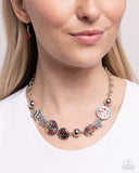 Starry Shopaholic - Red Necklace - Paparazzi Accessories Necklace Bedazzle Me Pretty Mobile Fashion Boutique