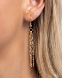 Stars Begin to Climb - Gold Necklace - Paparazzi Accessories Necklace Bedazzle Me Pretty Mobile Fashion Boutique