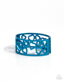 Steal Your Heart - Blue Bracelet - Paparazzi Accessories Bracelet Bedazzle Me Pretty Mobile Fashion Boutique