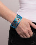Steal Your Heart - Blue Bracelet - Paparazzi Accessories Bracelet Bedazzle Me Pretty Mobile Fashion Boutique