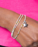 Stellar Savvy - Yellow Bracelet - Paparazzi Accessories Bracelet Bedazzle Me Pretty Mobile Fashion Boutique