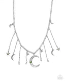 Stellar Selection - Green Necklace - Paparazzi Accessories Necklace Bedazzle Me Pretty Mobile Fashion Boutique