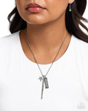 Stellar Sensei - Green Necklace - Paparazzi Accessories Necklace Bedazzle Me Pretty Mobile Fashion Boutique