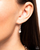 Stellar Sighting - White Necklace - Paparazzi Accessories Necklace Bedazzle Me Pretty Mobile Fashion Boutique