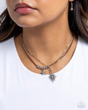 Stellar Sojourn - Brown Necklace - Paparazzi Accessories Necklace Bedazzle Me Pretty Mobile Fashion Boutique