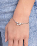 Stellar Specialty - Silver Bracelet - Paparazzi Accessories Bracelet Bedazzle Me Pretty Mobile Fashion Boutique