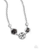 Stony Someday - Black Necklace - Paparazzi Accessories Necklace Bedazzle Me Pretty Mobile Fashion Boutique