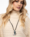 Stony Spur - Blue Necklace - Paparazzi Accessories Necklace Bedazzle Me Pretty Mobile Fashion Boutique