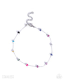 Stony Surrender - Multi Anklet - Paparazzi Accessories Anklet Bedazzle Me Pretty Mobile Fashion Boutique
